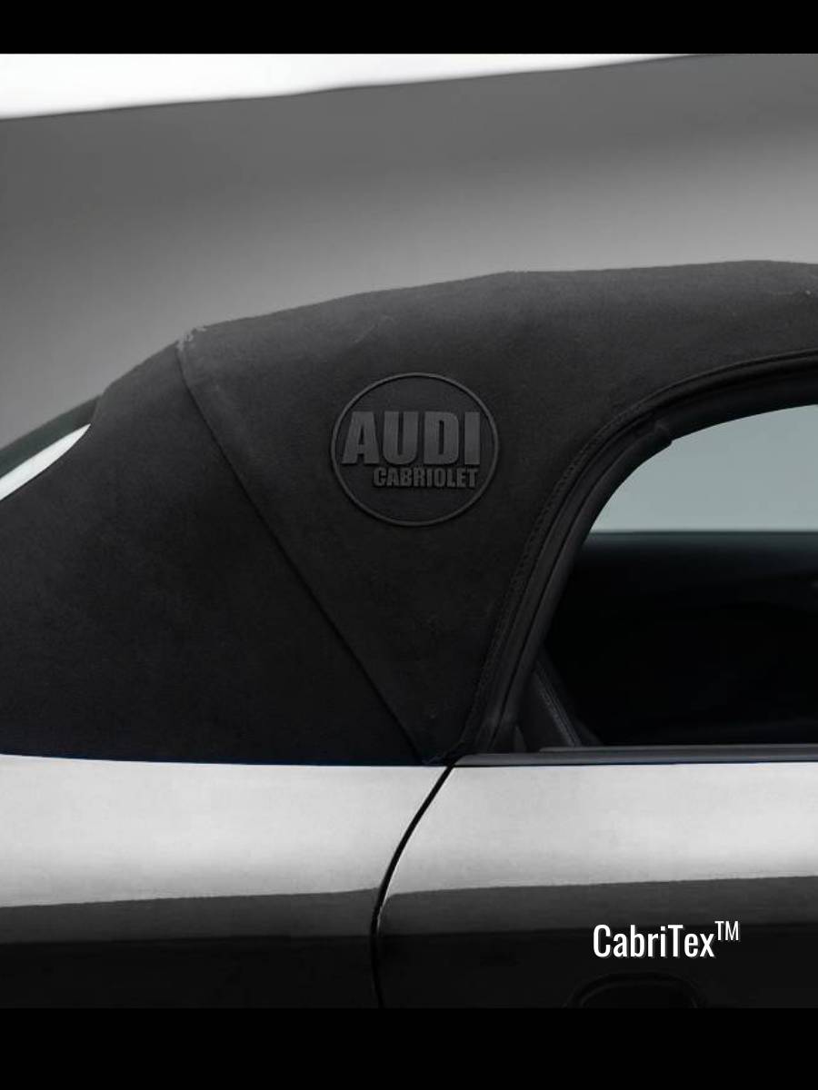After shot of CabriTex professional convertible roof repair on Audi tt canvas roof.